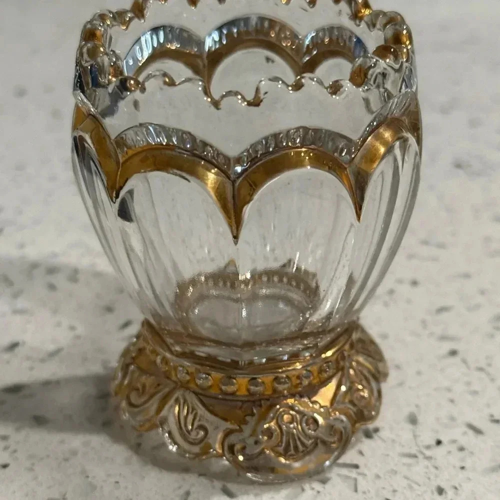 Vintage Riverside Empress Clear Toothpick Holder